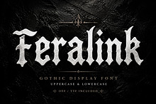 Feralink – Gothic Blackletter Font