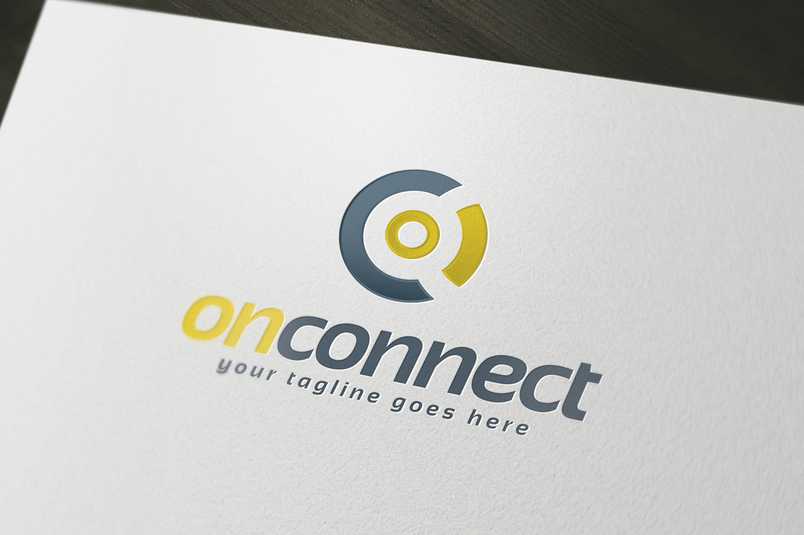 On Connect Logo Template, a Branding & Logo Template by PixaSquare