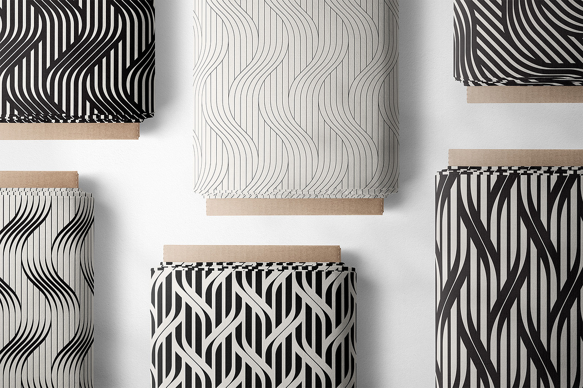 Interlace Seamless Patterns, a Pattern Graphic by Curly_Pat (Photo 6 of 6)