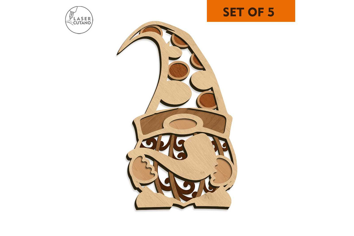 St. Patrick's Day Gnomes Set Files, a Design Template by LaserCutano (Photo 4 of 7)