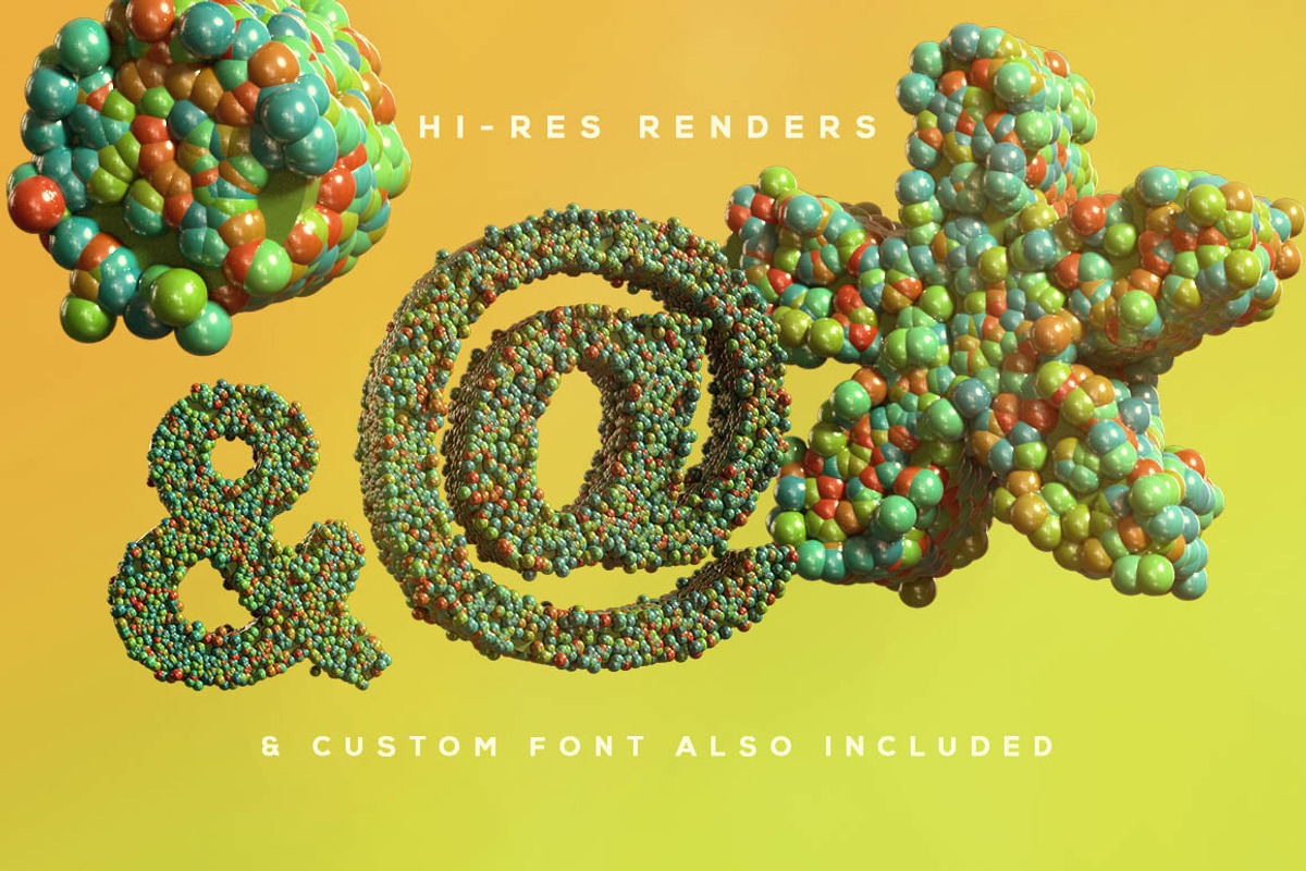Candy Shop - 3D Lettering & Font preview 5