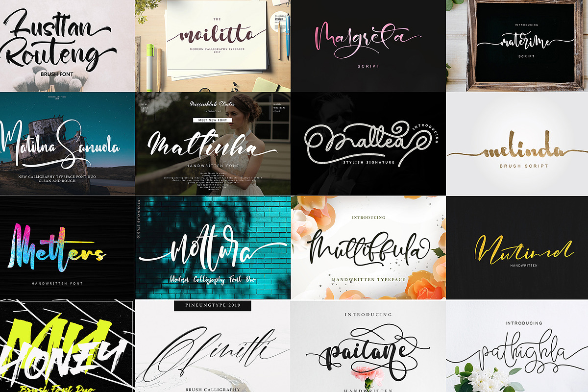 Handwritten Dream Bundle Fonts! preview 5