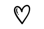 Hand Drawn Heart Doodle Vector Bundl, an Illustration by Creativeshirt (Thumbnail 48 of 48)