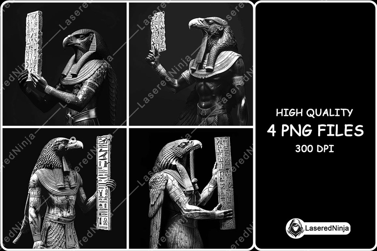 Horus Egyptian God Eagle Head Falcon, a Background Graphic by LaseredNinja (Photo 1 of 7)