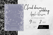 Cloud dancer wedding: Apple blossom, a Stationery Template by MsFlaffy (Thumbnail 1 of 4)