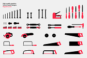 Hand Tools - Modern Graphics, an Illustration by illugrama (Thumbnail 6 of 9)