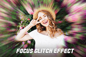 Focus Glitch Photo Effect, a Layer Style Add-On by Vatdesign
