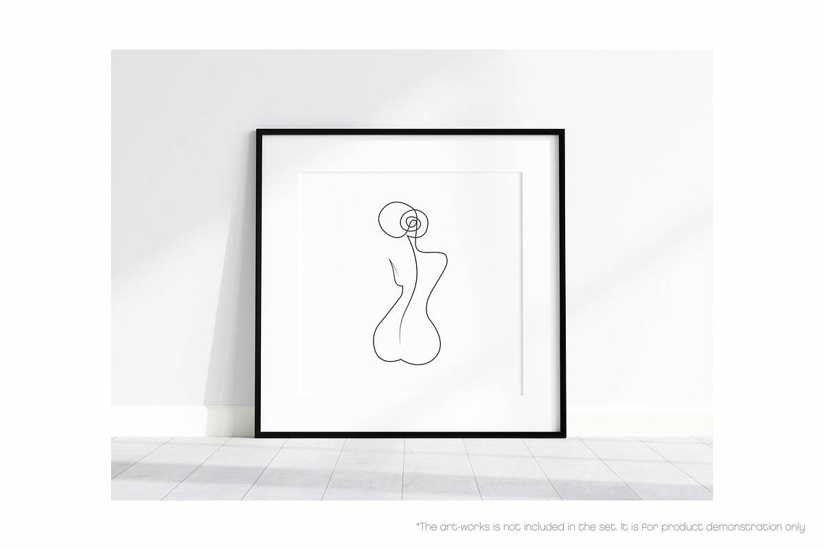 Minimalist Frame Mockup Bundle Set, a Print Template by VNmockup (Photo 7 of 16)