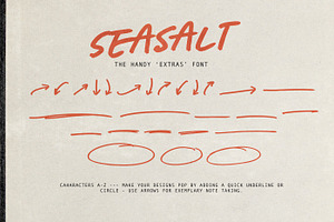 Seasalt - Casual Marker Typeface