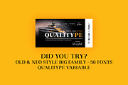 Qualitype Old, a Serif Font by BULENT YUKSEL (Thumbnail 3 of 14)