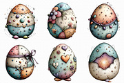 Whimsical Easter Egg Clipart, an Illustration by Libby Wishes (Thumbnail 3 of 5)