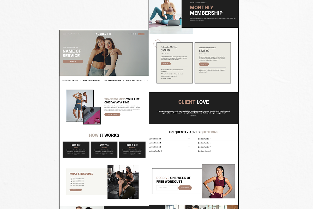 Squarespace Website Template Coach, a Squarespace Template by Breah Designs (Photo 2 of 10)