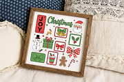 Funny Merry Christmas Frame Style PN, an Illustration by Libby Wishes (Thumbnail 7 of 8)