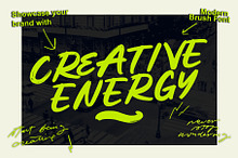 Creative Energy - Modern Brush Font