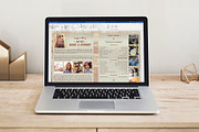 Cowgirl Tabloid Funeral Program, a Brochure Template by Four C Graphic (Thumbnail 9 of 10)