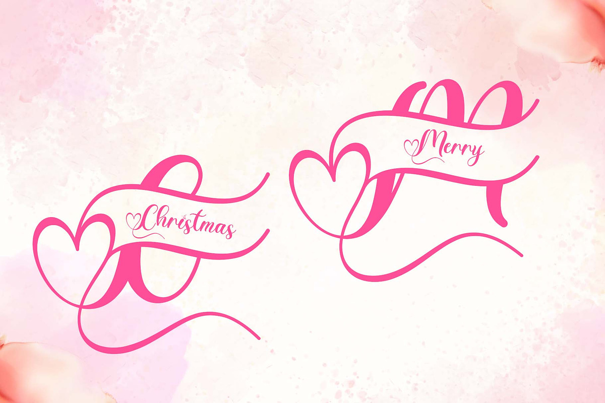 Beautiful Catherine Monogram, a Handwritten Font by Yoga Letter (Photo 3 of 7)