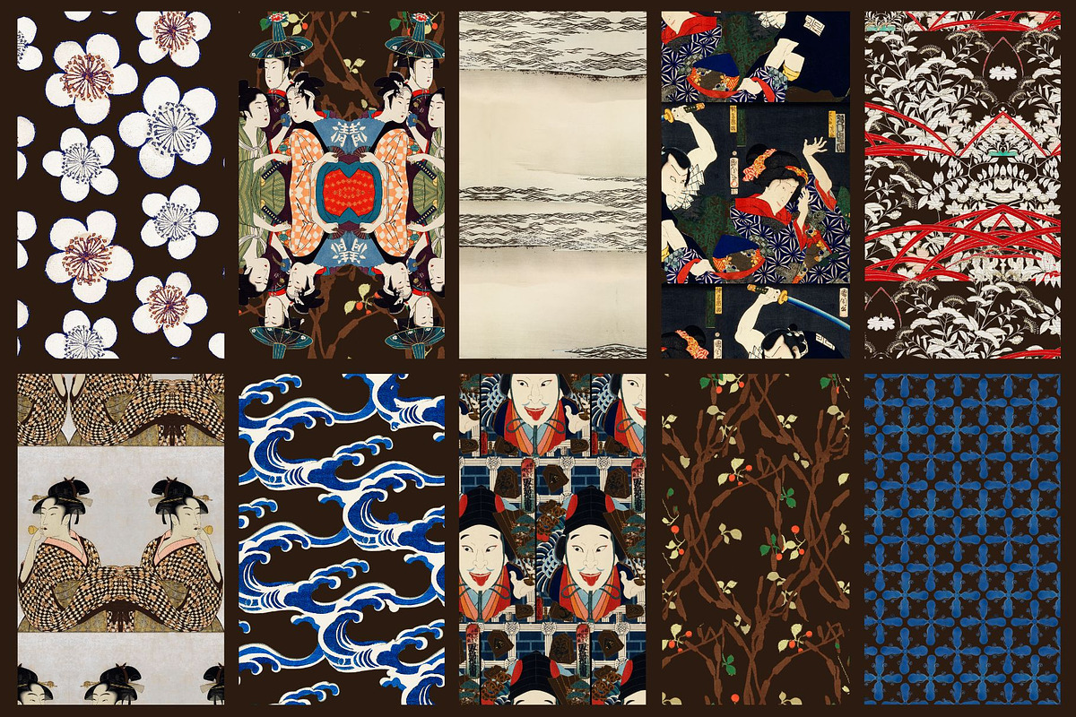Vintage Japan Seamless Pattern 2, a Pattern Graphic by ARTOZEN DIGITAL (Photo 16 of 18)