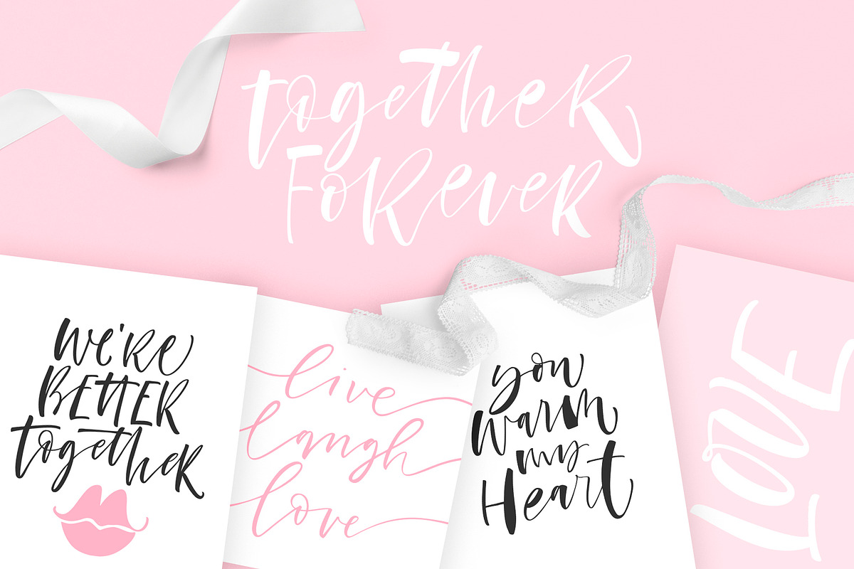 Love lettering collection., a Decorative Illustration by Asya Mix (Photo 4 of 11)