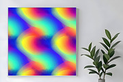 Neon Northern Lights Abstract Geo, a Decorative Illustration by Sharon Schwalbe (Thumbnail 3 of 4)