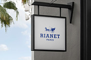Logo Mockup Minimal Hanging Sign, a Product Mockup by Asylab (Thumbnail 3 of 5)