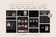 Coaching Website Canva Template, a Landing Page Template by vectorocean (Thumbnail 5 of 11)