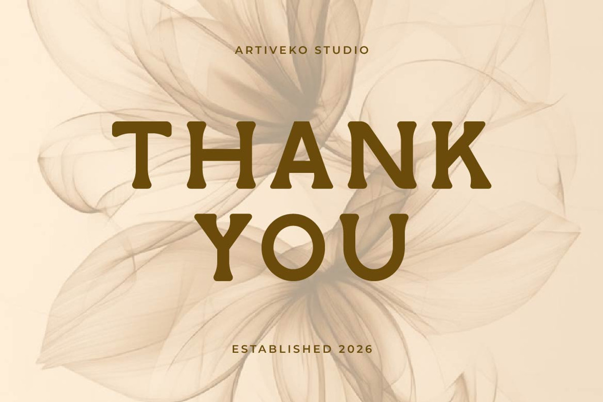 Lootta – Bold Rounded Display Font, a Serif Font by Artiveko (Photo 8 of 8)