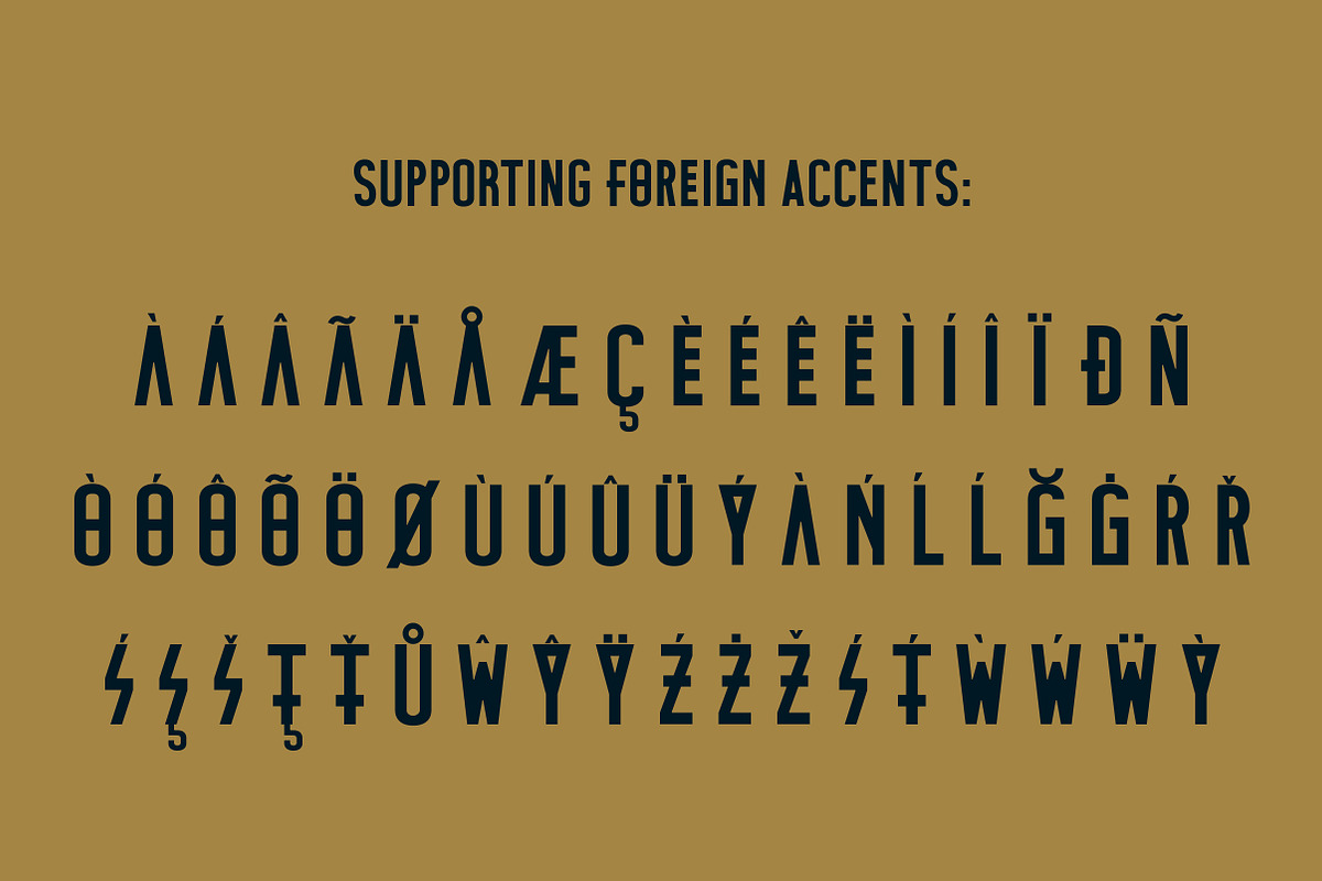 MÅNDAG - FREDAG Typeface preview 7