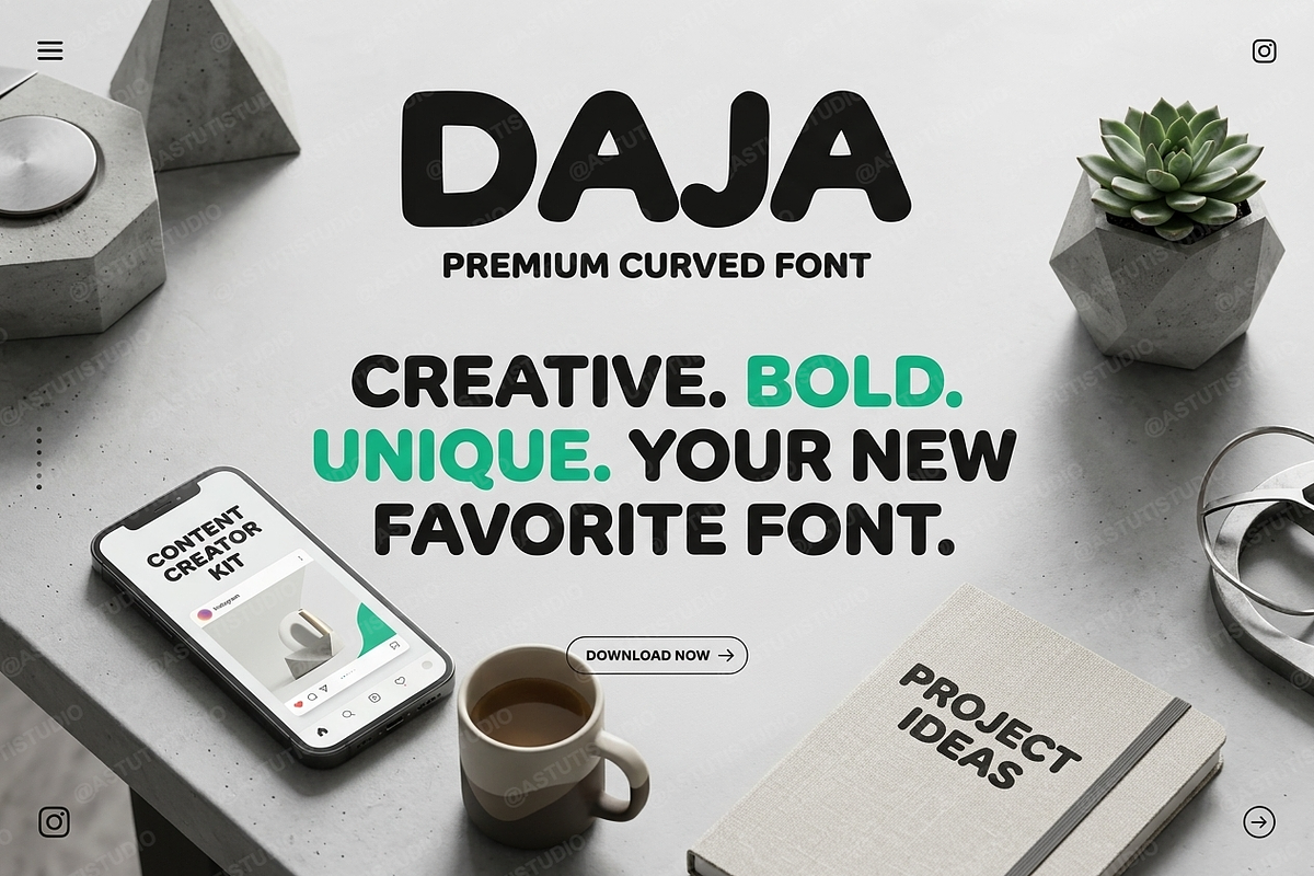 Daja | Elegant Modern Sans Serif, a Serif Font by Astuti Studio (Photo 6 of 25)