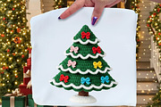 Christmas Tree Bow Crochet Faux Yarn, an Illustration by Craft Nest (Thumbnail 2 of 5)