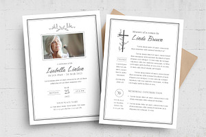 Christian Funeral Memorial Flyer, a Flyer Template by BrandPacks