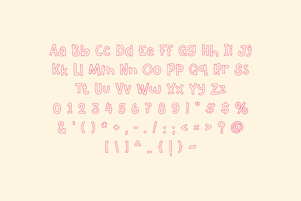 PGR Crumbles - Playful Font, a Handwritten Font by Pikgura (Photo 4 of 9)