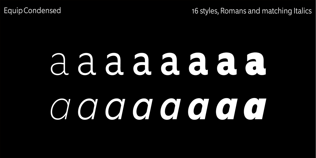 EquipCondensed, a Sans Serif Font by Hoftype (Photo 11 of 15)