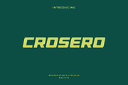 Crosero - Modern Sport Typeface, a Font by Letterna (Thumbnail 1 of 4)