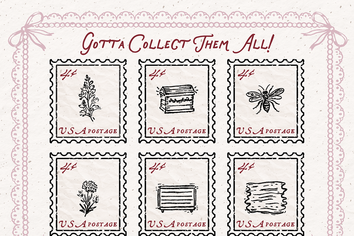 Bee Clipart, Beekeeping Doodles, an Object Illustration by The October Creative (Photo 6 of 6)