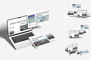 Laptop Screen mockup, a Wearable Device Mockup by Alhaytar (Thumbnail 1 of 5)