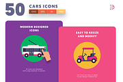 50 Cars Icons, an Icon by Dighital (Thumbnail 4 of 10)