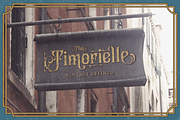 Slanfield, a Serif Font by Burntilldead (Thumbnail 5 of 11)