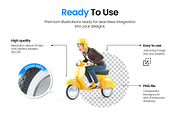 Cartoon Man – Set of 60 Poses, a Person Illustration by 3DMask (Thumbnail 2 of 6)