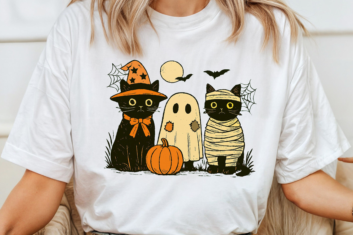 Black Cat Pumpkin Png, an Illustration by Craft Nest (Photo 4 of 6)