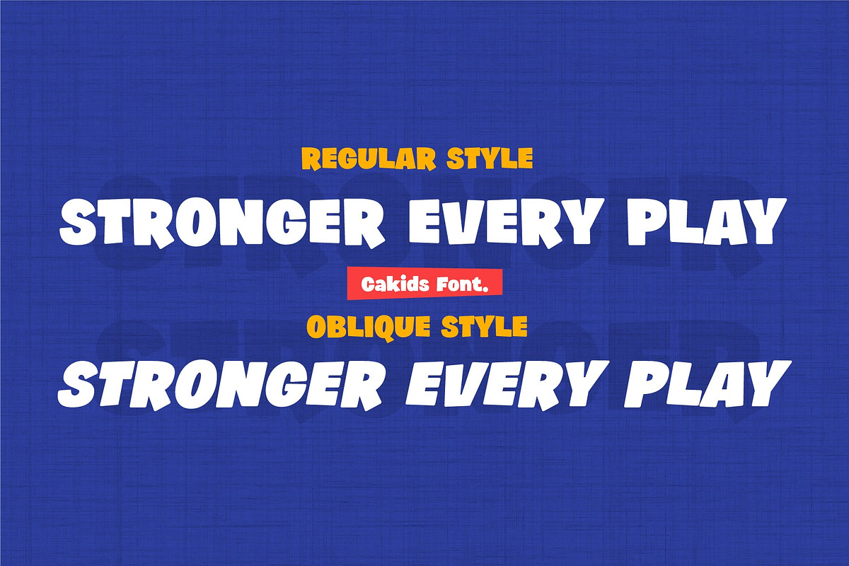 Cakids – Playful Comic Font, a Sans Serif Font by Salamahtype (Photo 5 of 8)
