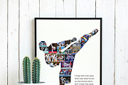 Taekwondo Kick Pose Photo collage, a Flyer Template by AIW SOLUTIONS (Thumbnail 2 of 4)