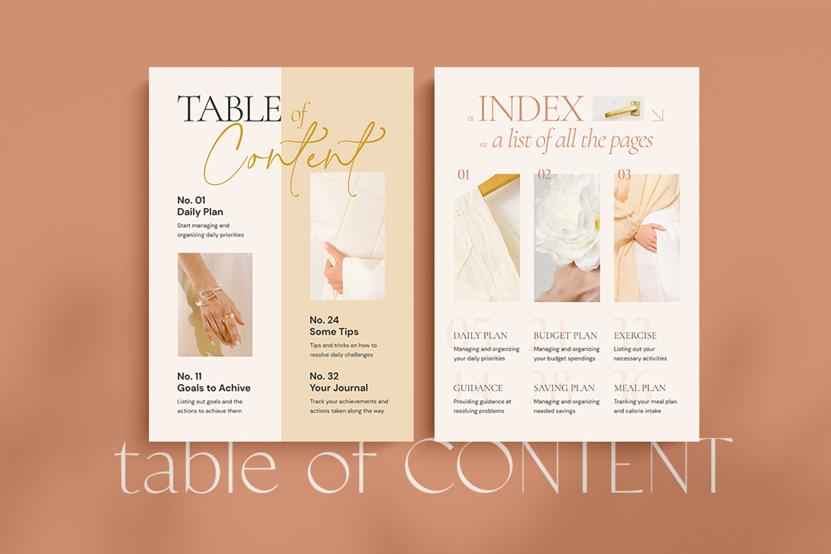 SALE 2024 Planner & Journal CANVA PS, a Magazine Template by Eviory (Photo 6 of 27)
