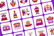 Animated New Year Stickers, an Emoji Icon by Creative Stall (Thumbnail 3 of 5)