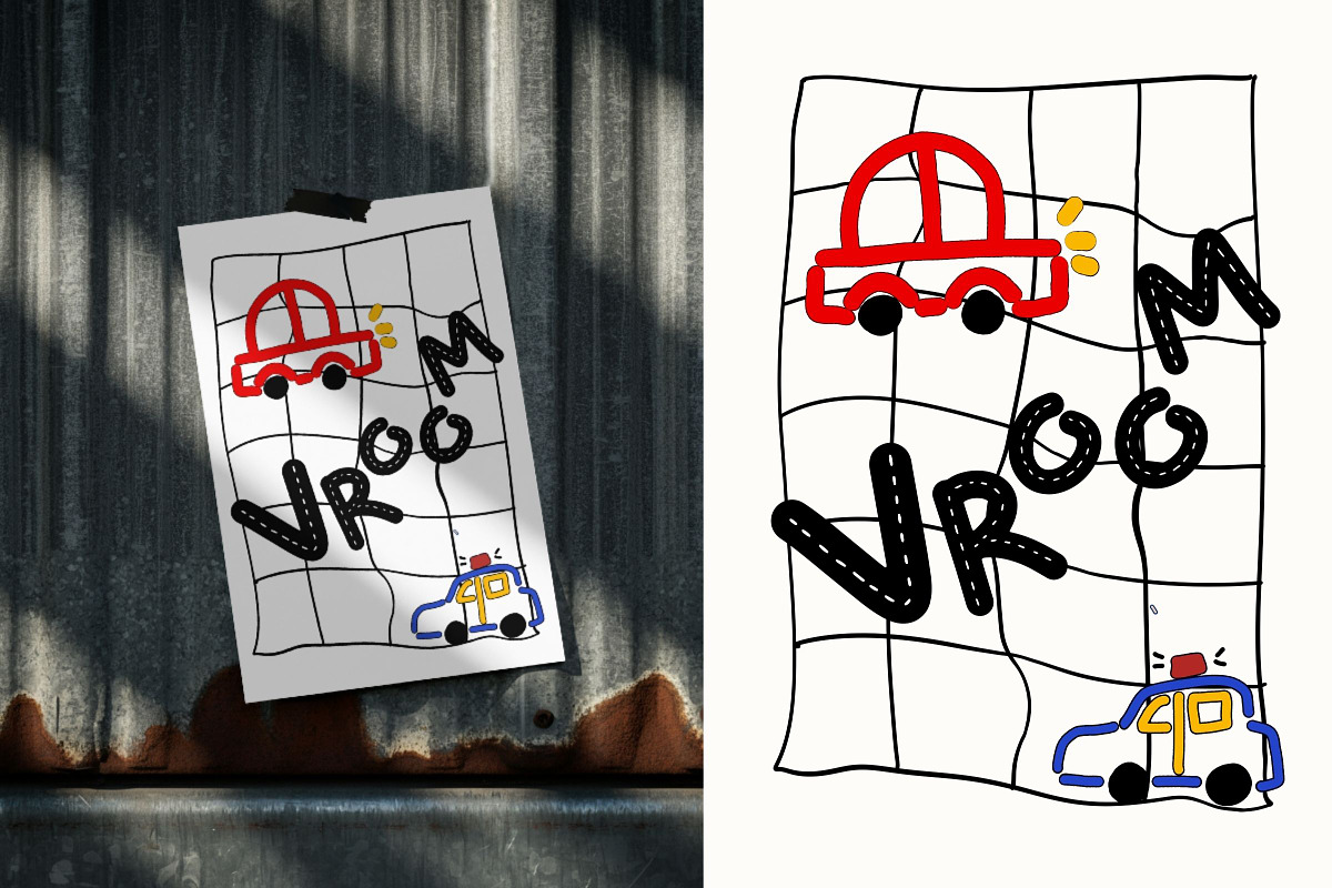 Road Alphabet Vector Set, an Object Graphic by The Journey Atelier (Photo 9 of 11)