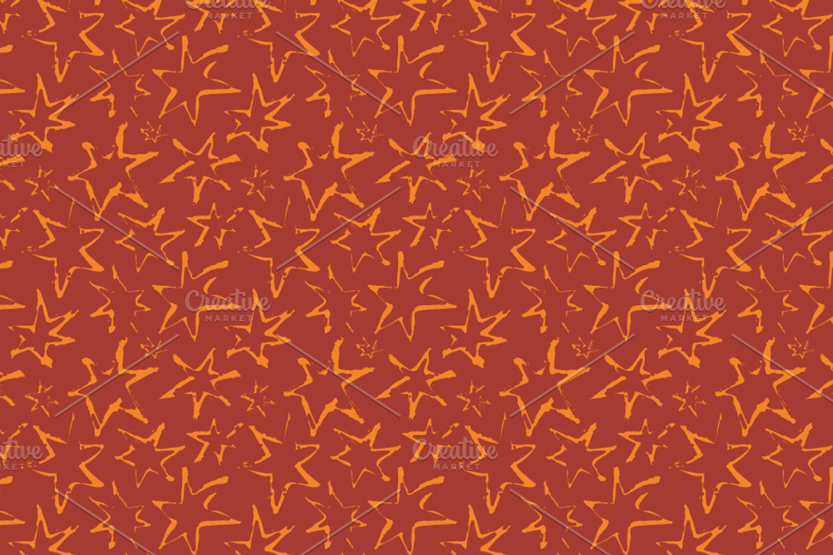 Hand-drawn Stars and Patterns preview 3