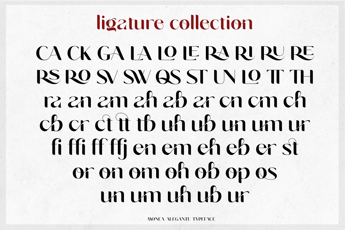 Monea Alegante, a Sans Serif Font by INKSUN™ (Photo 12 of 15)