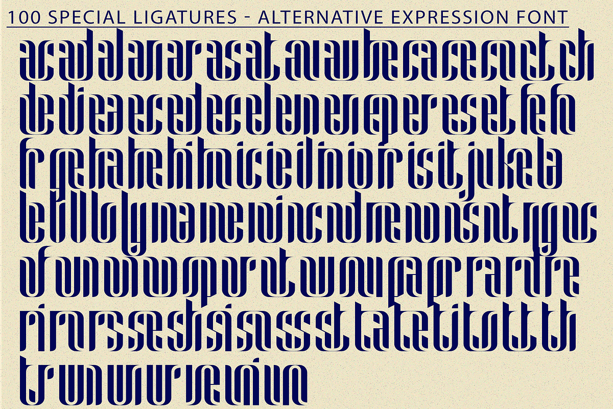 Alternative Expression - Futuristic, a Sans Serif Font by 177Studio (Photo 8 of 8)