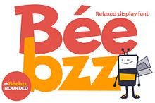 Beebzz. Child kid fun font. Display.