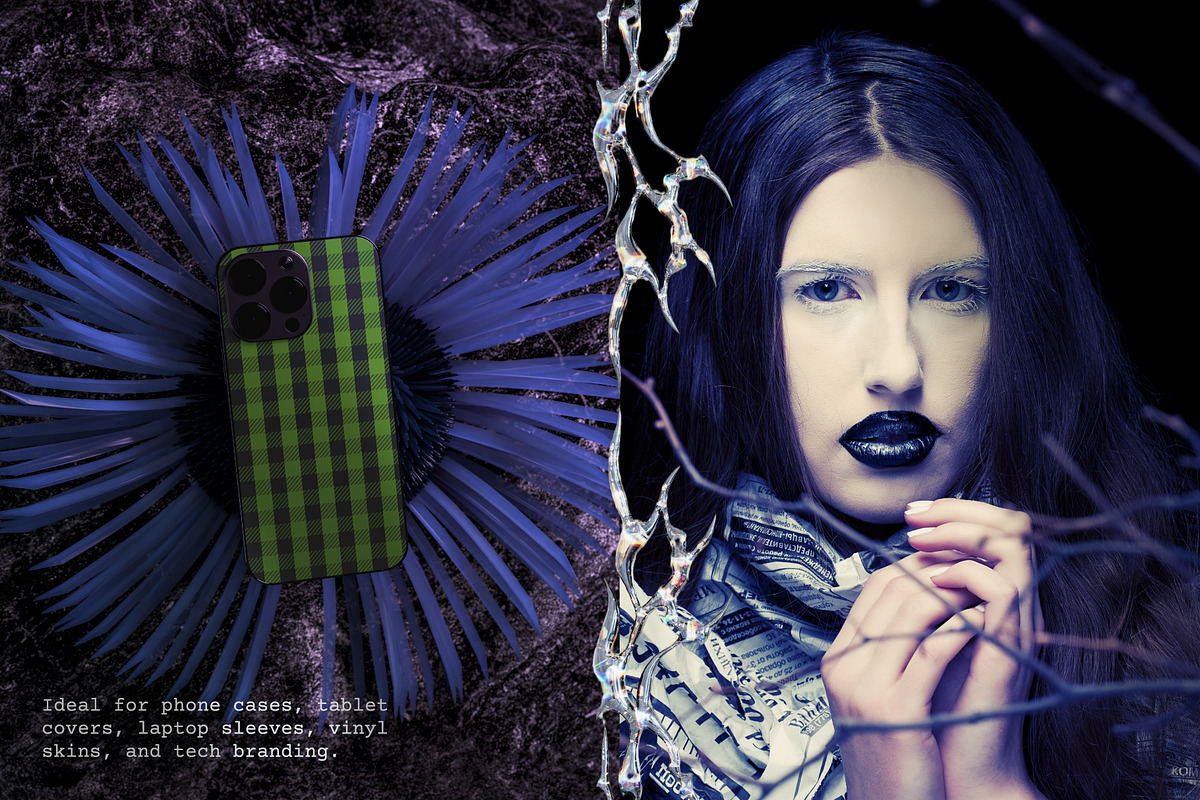 100 Gothic & Punk Tartan Patterns, a Pattern Graphic by IuliiaSavko (Photo 10 of 18)