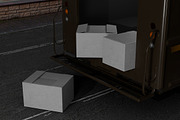 Shipping Cardboard Box Mockup, a Product Mockup by Mockupnine (Thumbnail 3 of 7)